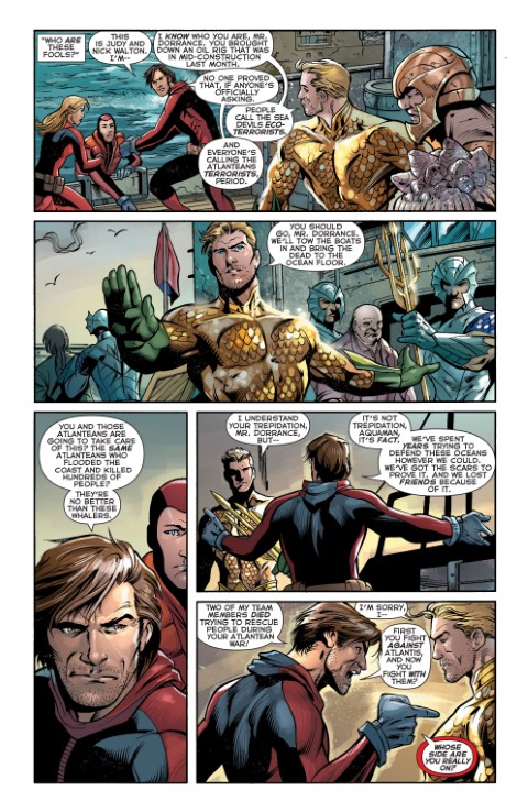 Aquaman (2011) Issue 17 Page 9 - published by Paul Pelletier